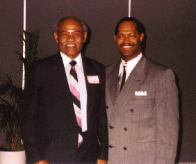 Ernie with George Taliaferro