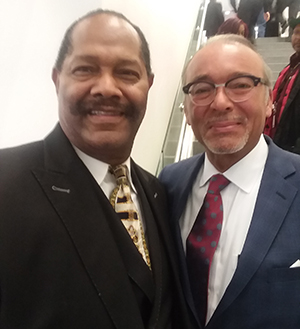 Sullivan with Mayor Michael B. Coleman