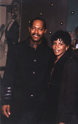Ernie with Melba Moore